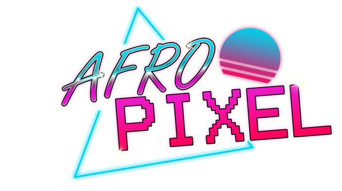 Afro Pixel Logo Commission